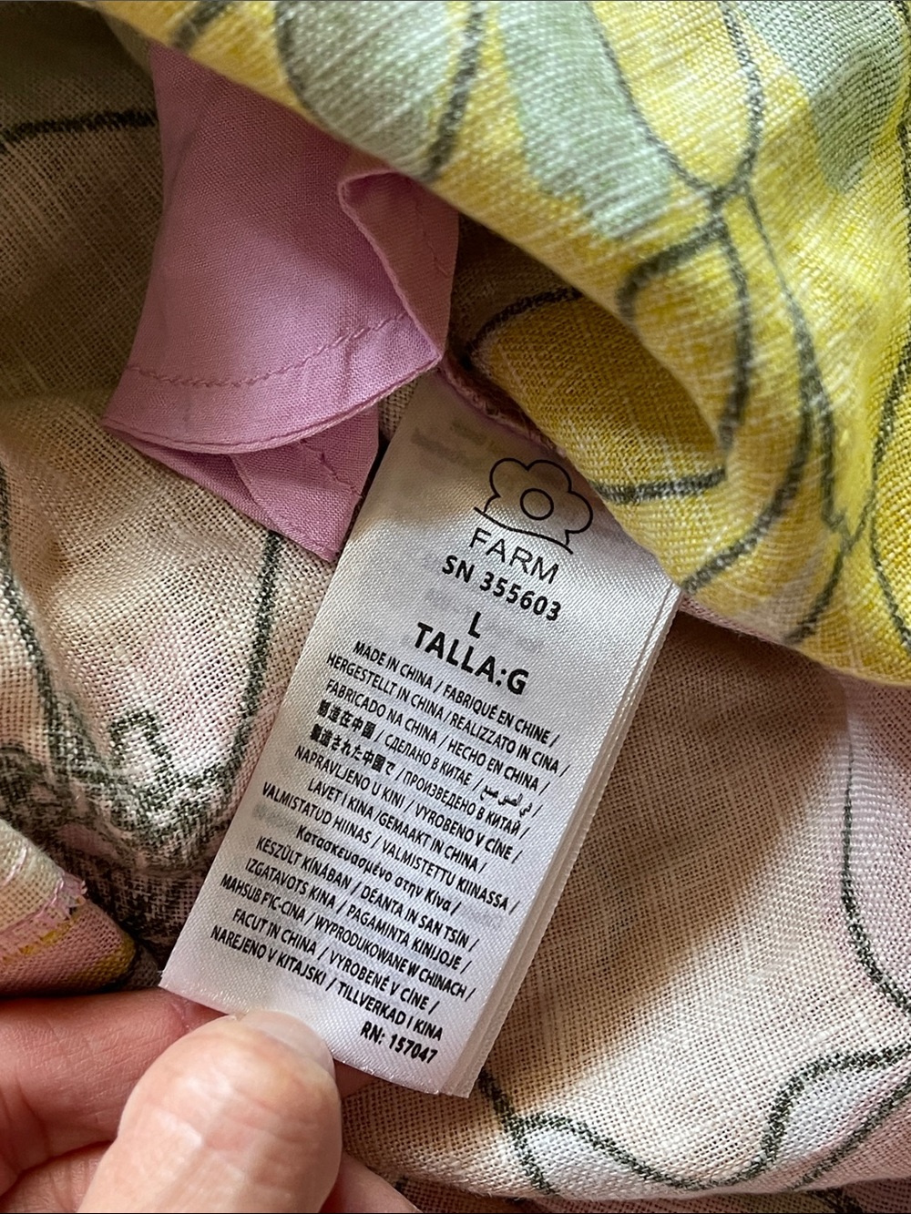 FARM Rio Spring Affair Floral Print Linen Maxi Dress - Picture 13 of 15